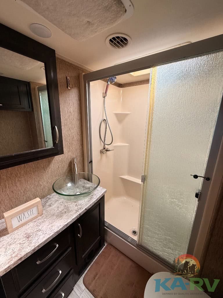 Optima RV shower repair for 2017 Grand Design Momentum 376TH.