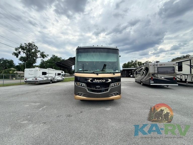 Jayco RV being serviced at KA RV Repair for optimal performance.