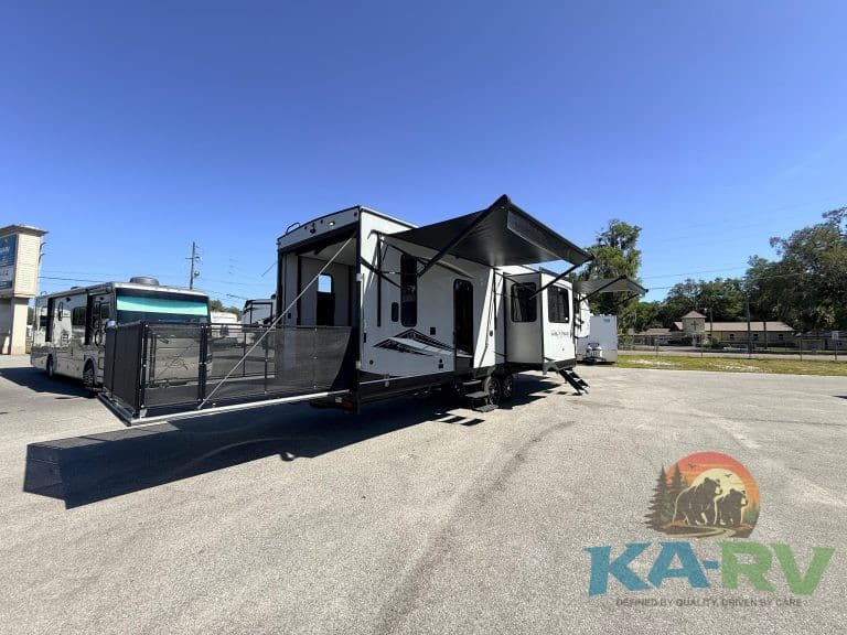Luxury RV for Optima travel and camping adventures.