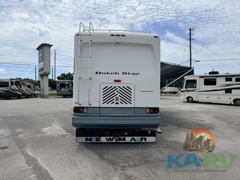 Dutch Star RV rear view, ideal for RV repair and maintenance in Optima.