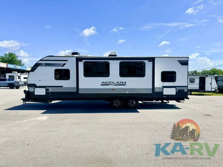 Modern 2026 Acclaim 2700BH RV parked outdoors on lot.