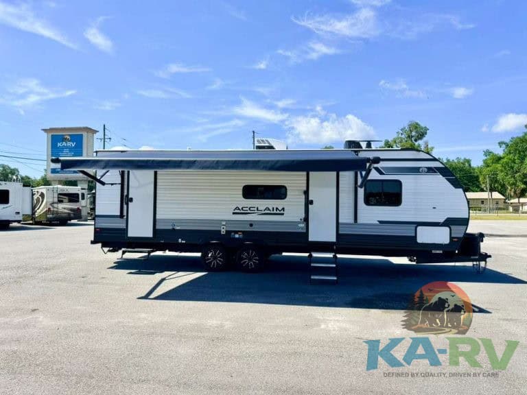 Modern 2026 Acclaim 2700BH RV parked at Karv Repair lot.
