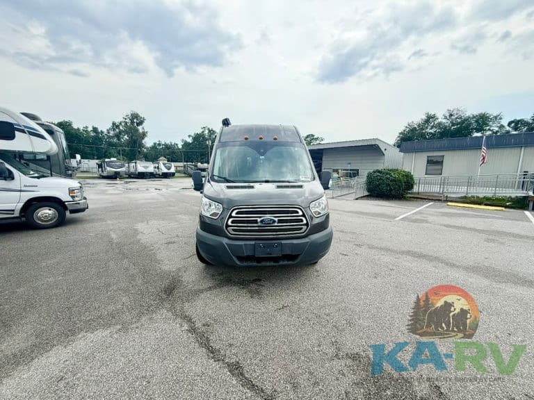 Service van at KA RV Repair with parking lot background.