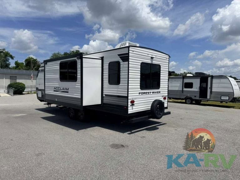 Modern 2026 Acclaim 2500RD RV parked outdoors with blue sky.