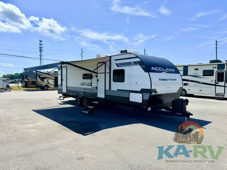 Modern 2026 Acclaim 2700BH RV at Karv Repair lot.