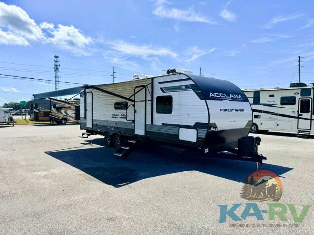 Modern 2026 Acclaim 2700BH RV at Karv Repair lot.