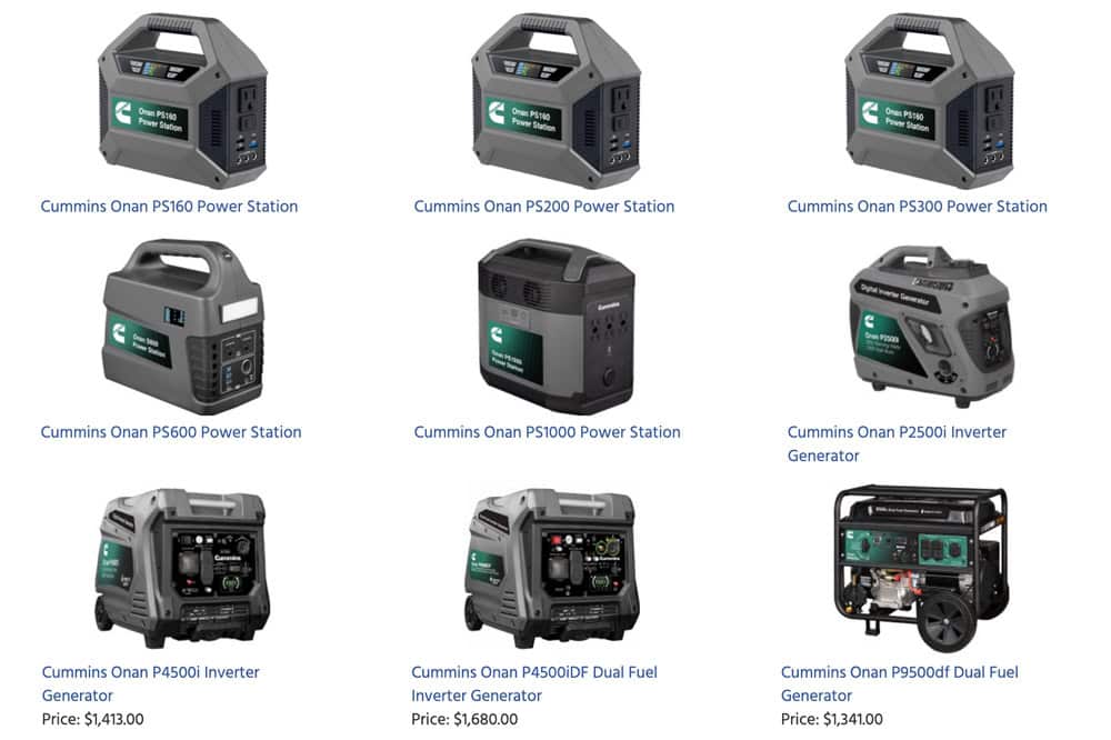 Portable RV generators for sale in Florida, ideal for reliable power on the road.