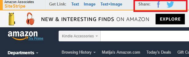 how to share Amazon affiliate links on social media