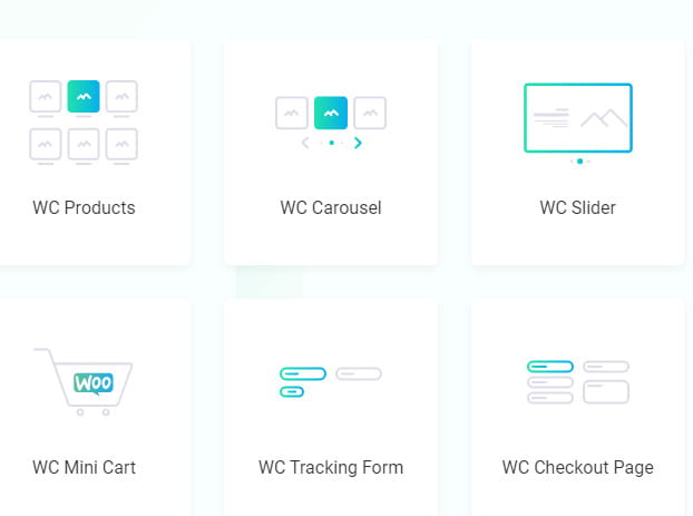 Element Pack Pro WooCommerce widgets.