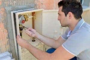 plumber at work