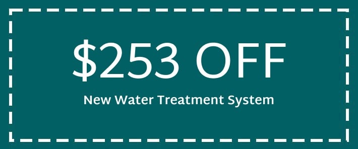 New Water Treatment System coupon