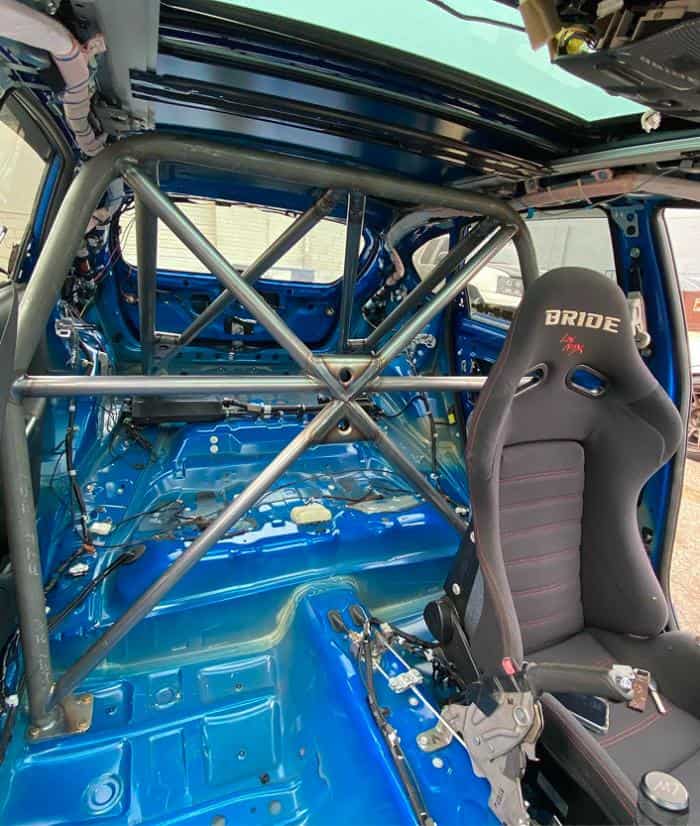 heavy duty roll cage install