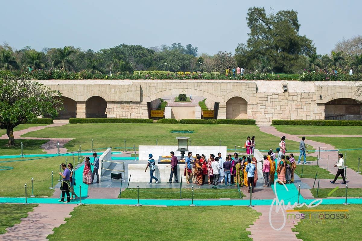 Raj Ghat Mausoleo di Gandhi, Delhi