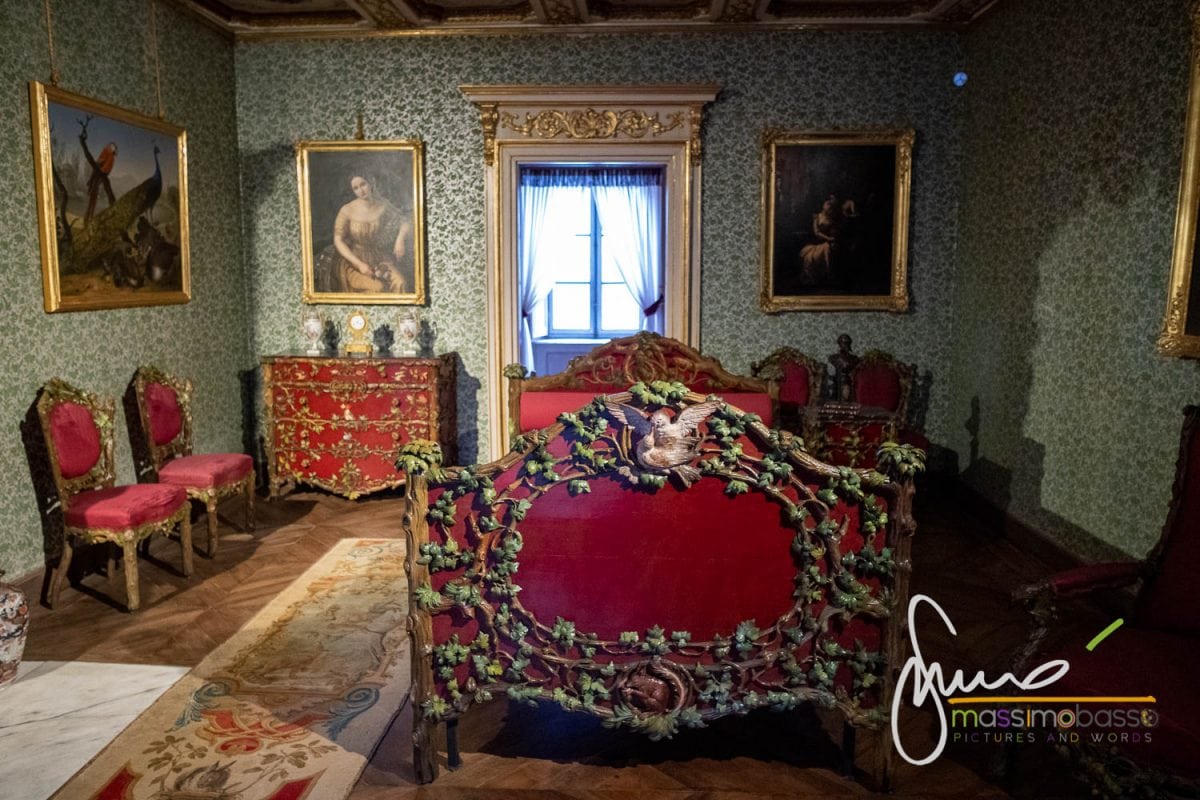 Camera da letto di Vittorio Emanuele - Castello della Mandria