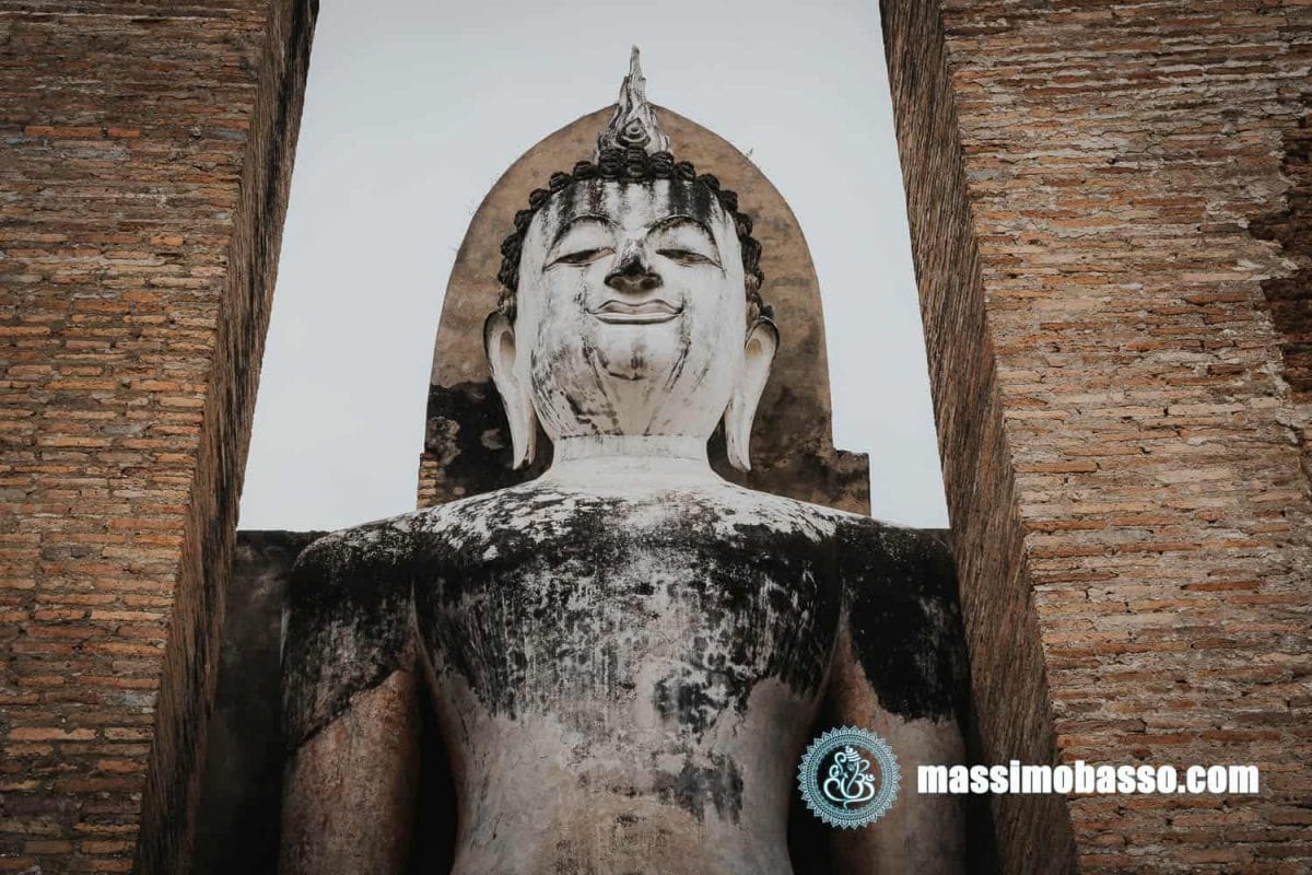 Buddha di Wat Mahathat a Sukhothai