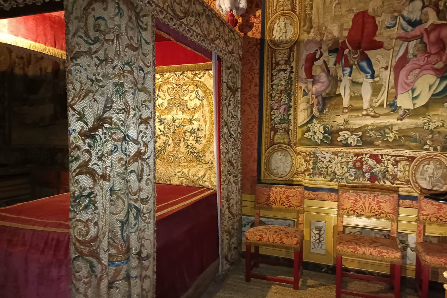 Interno E Arredi Del Castello Di Vaux Le Vicomte