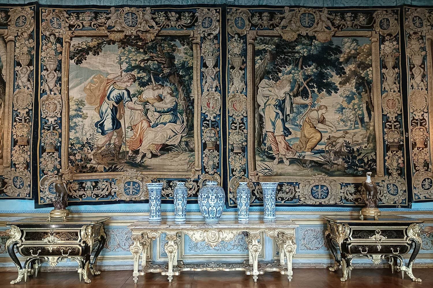 Interno E Arredi Del Castello Di Vaux Le Vicomte