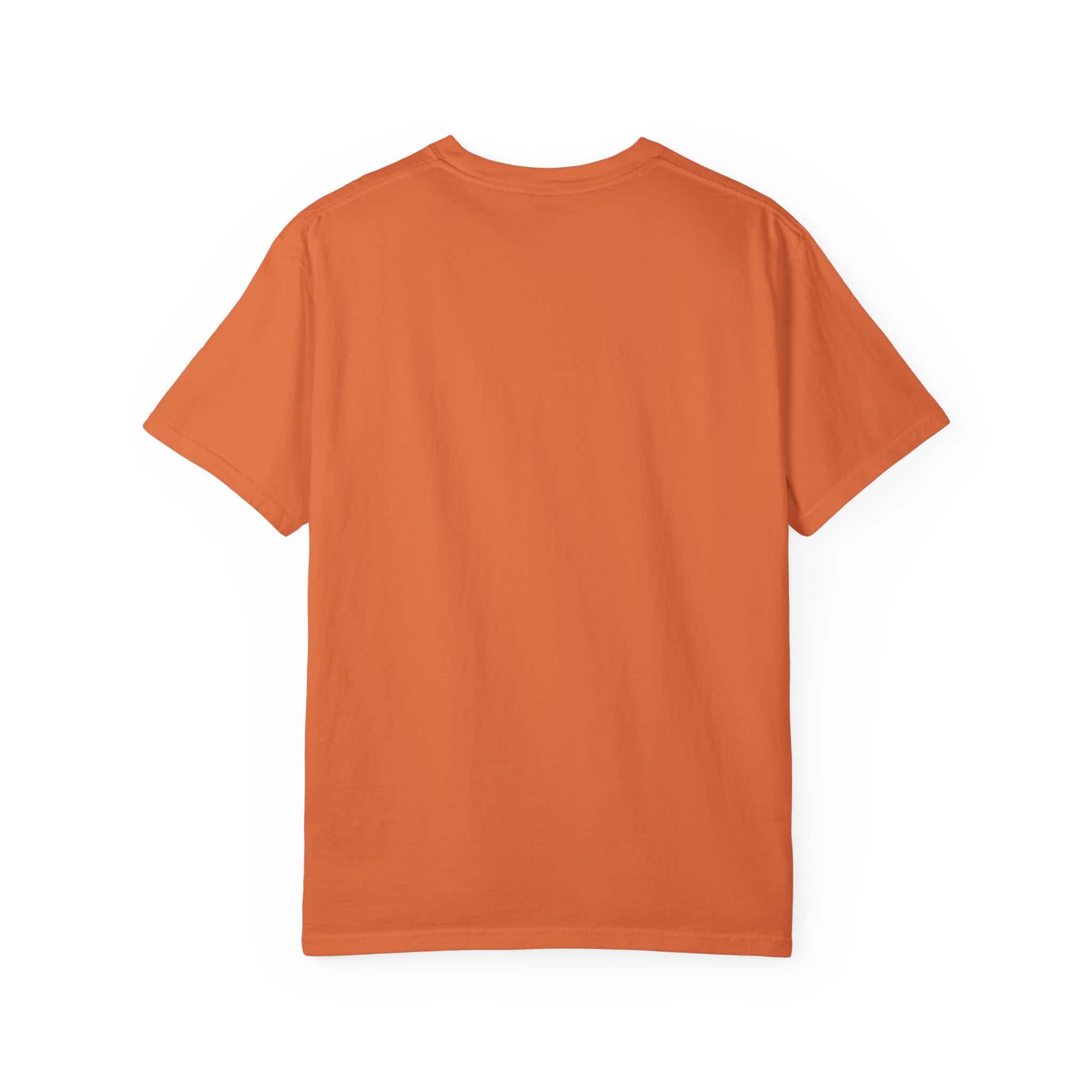 Orange Gassious Clay T-shirt with simple design.