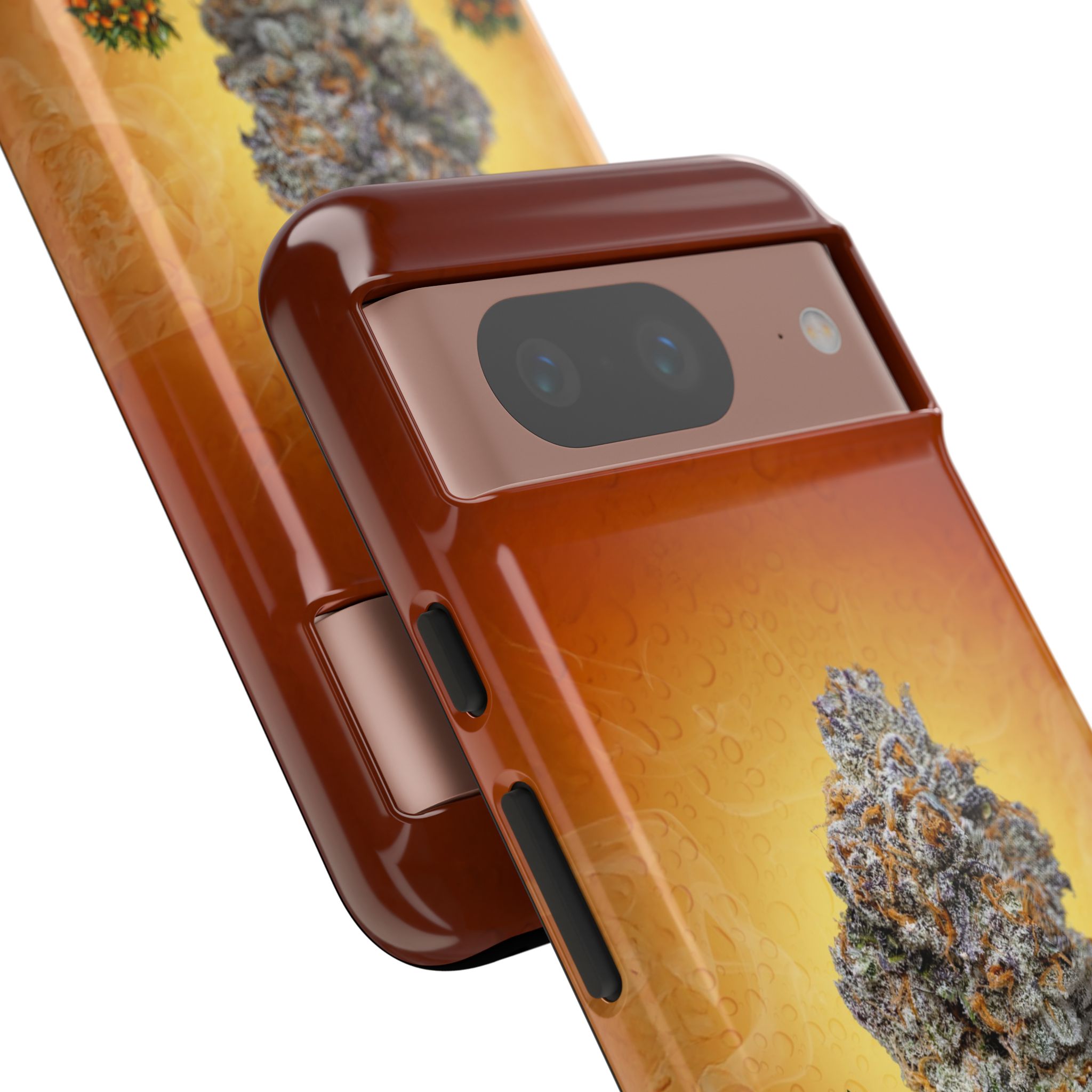 GELONADE phone case featuring cannabis plant design for smartphones.