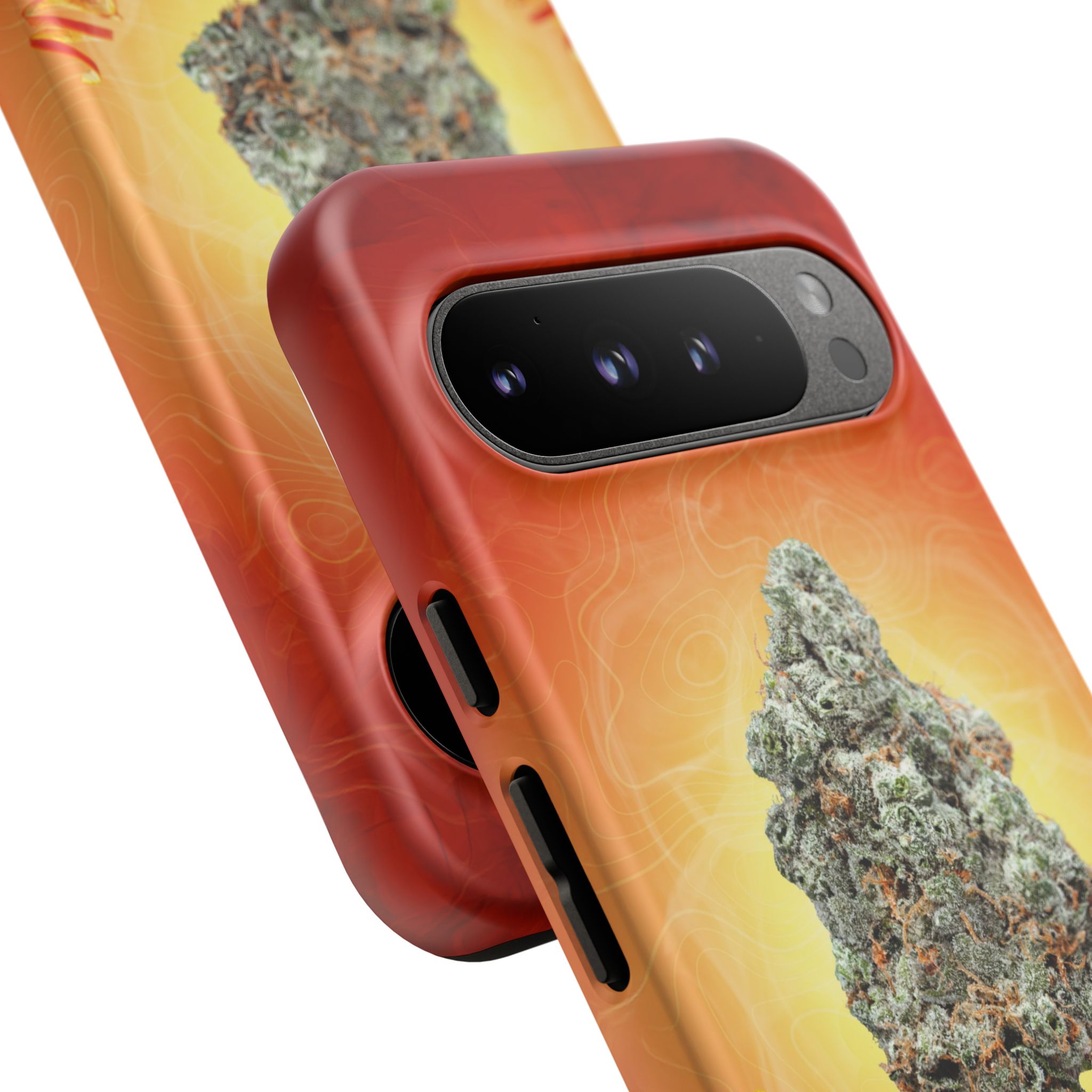 Phone case featuring cannabis leaf design for PEELS PHONE CASE.
