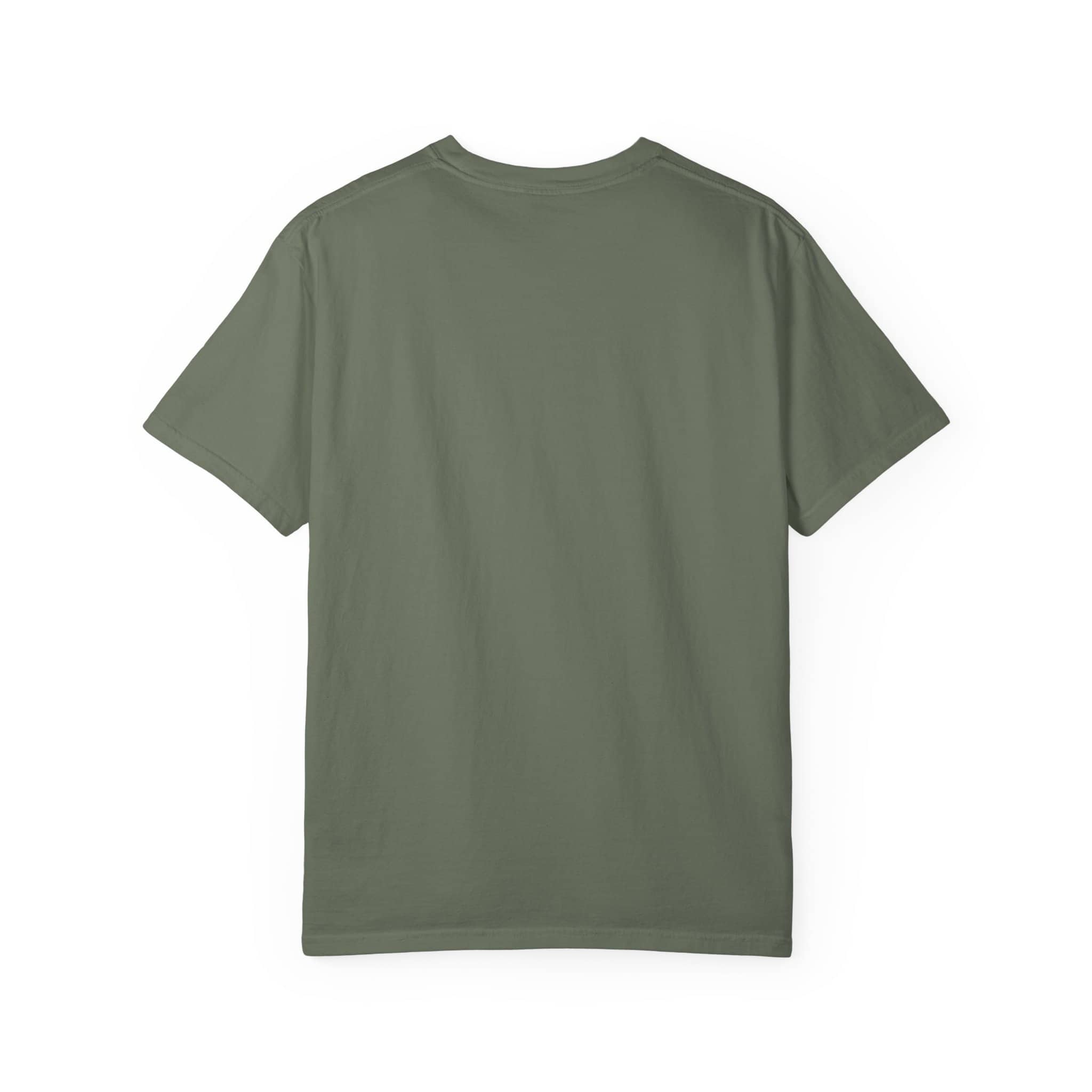 Plain olive green T-shirt from Michigrown for Hypno Stank.
