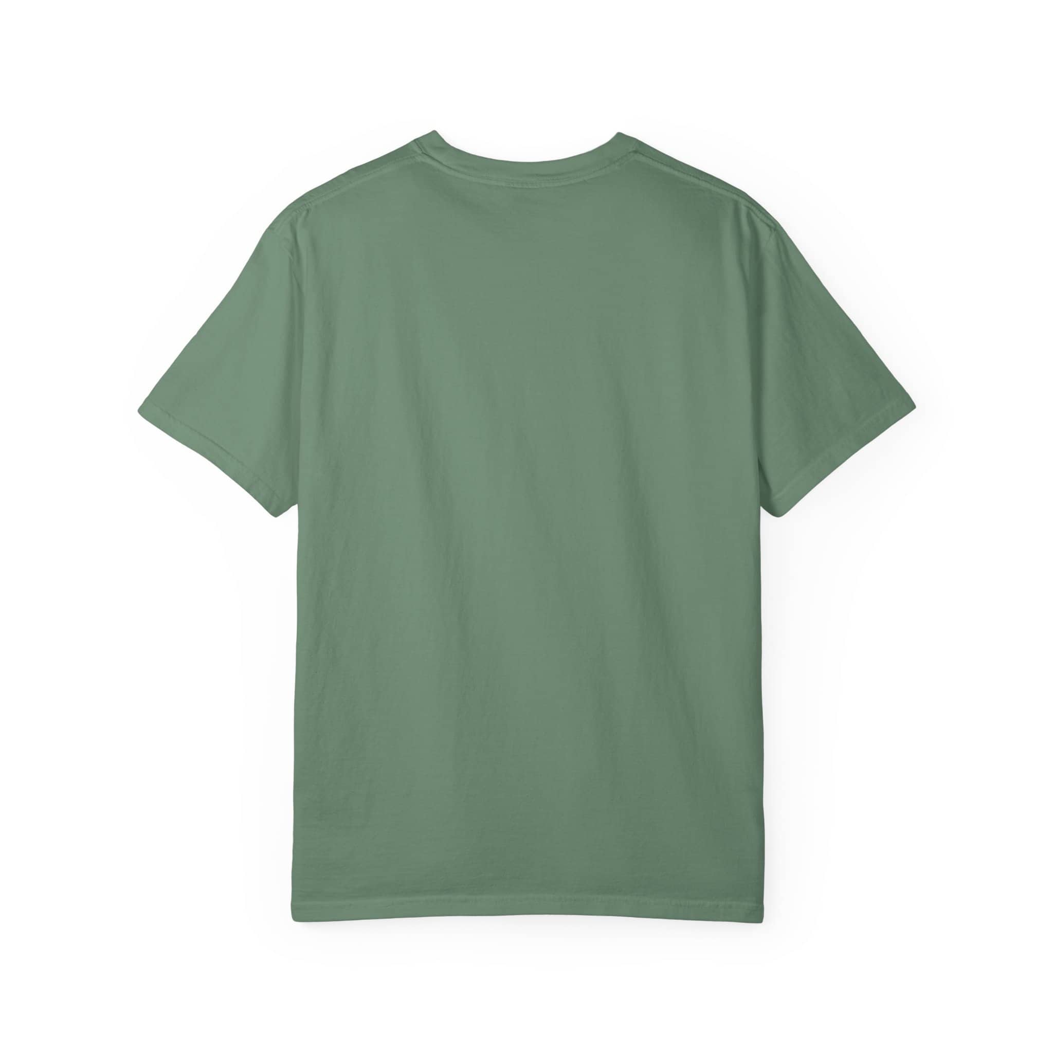 Plain green T-shirt from Michigrown with no visible design.