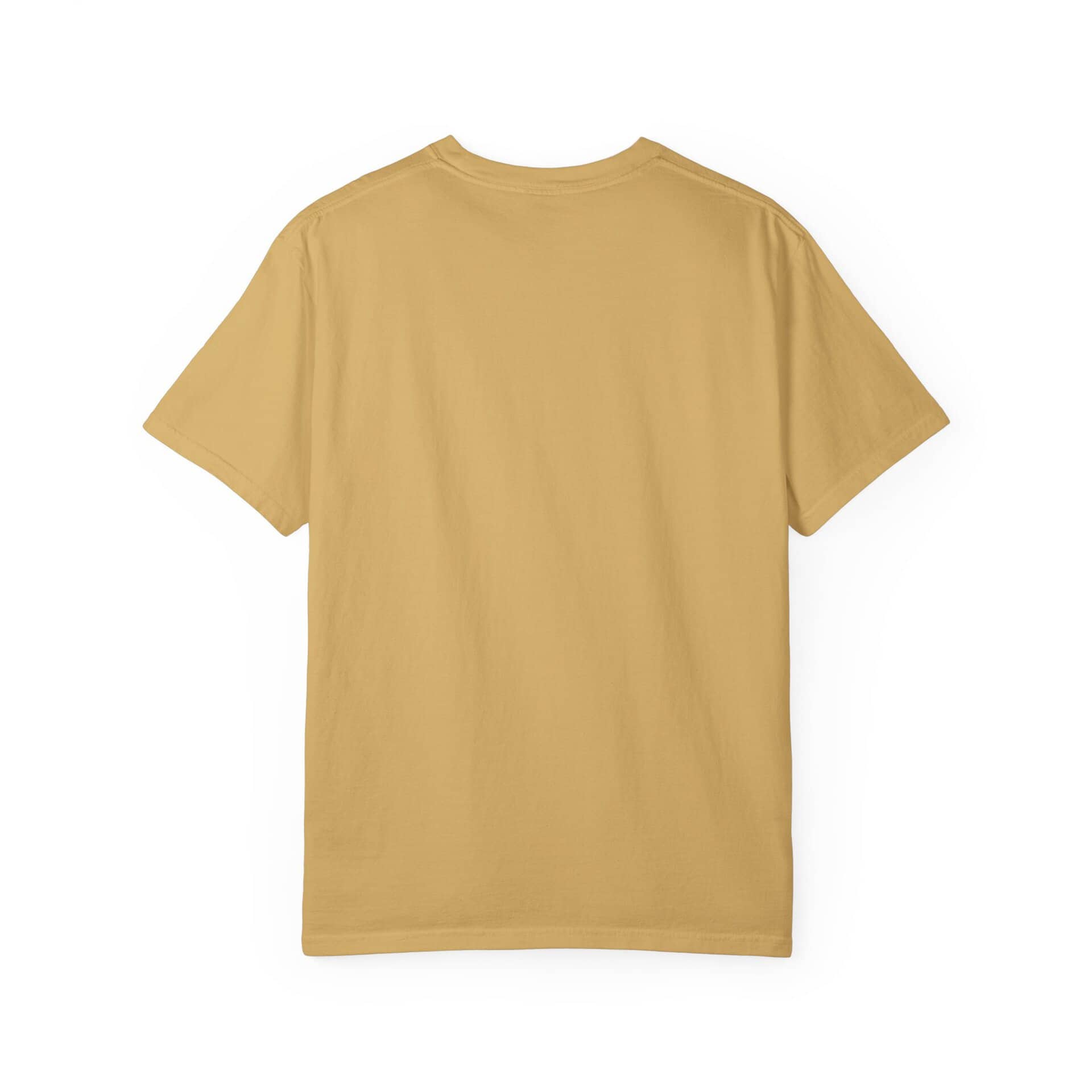 Plain mustard-colored Bolo Runtz T-shirt with round neck and short sleeves.