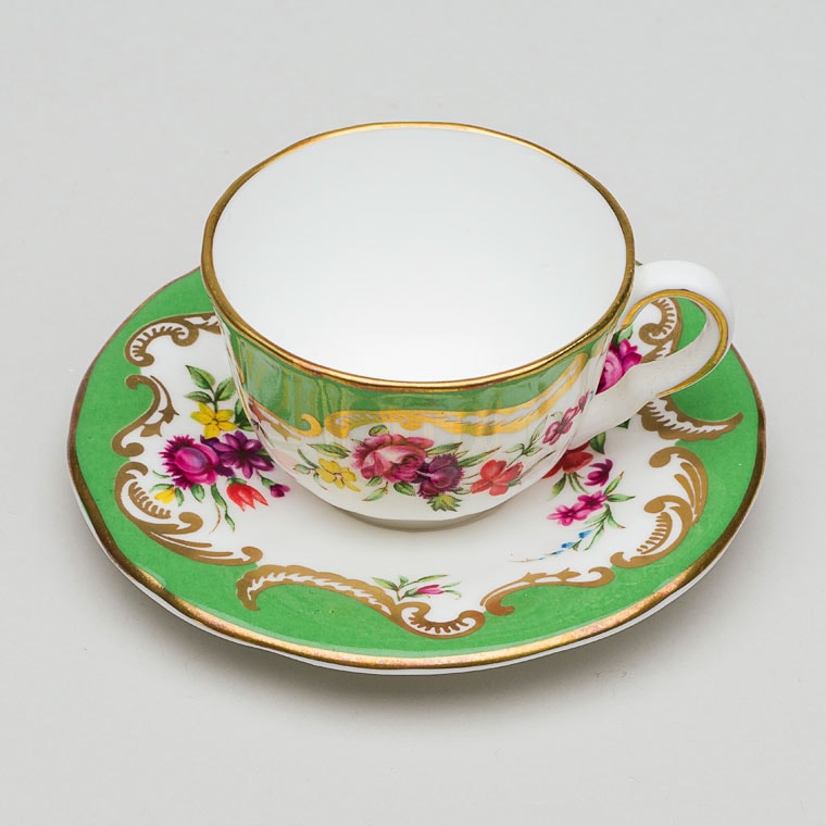 Miniature cup and saucer