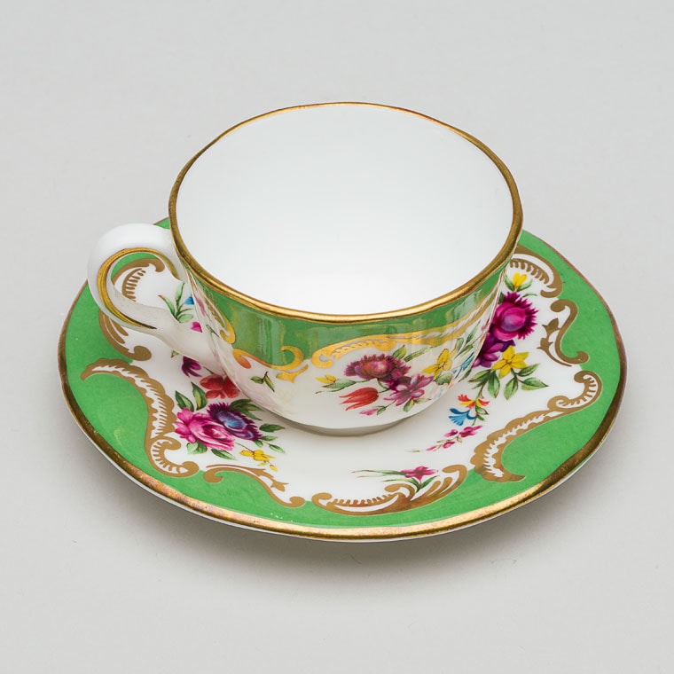 Miniature cup and saucer