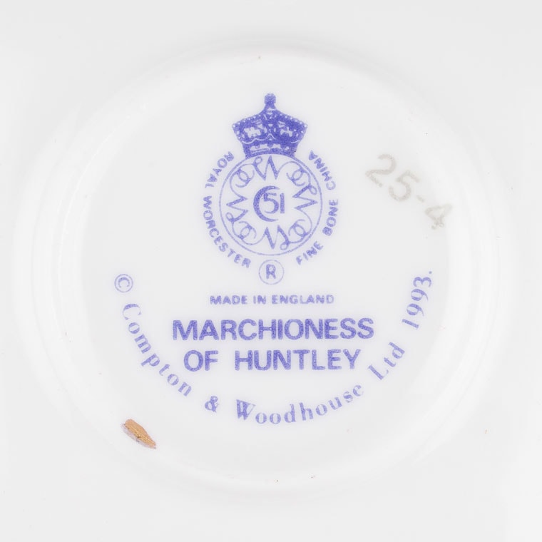 Miniature cup and saucer