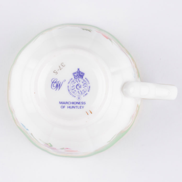 Miniature cup and saucer