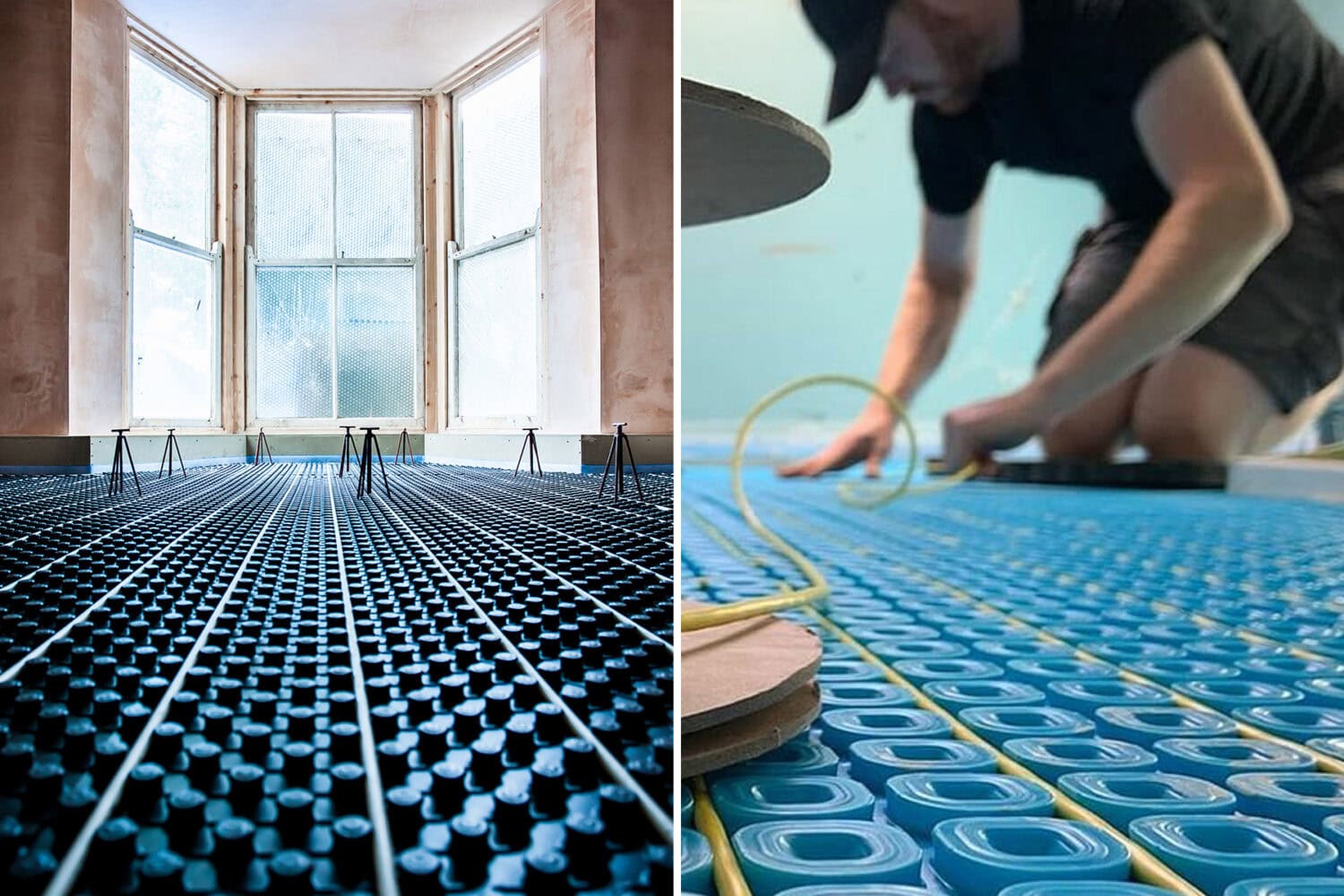 Warm water vs electric underfloor heating