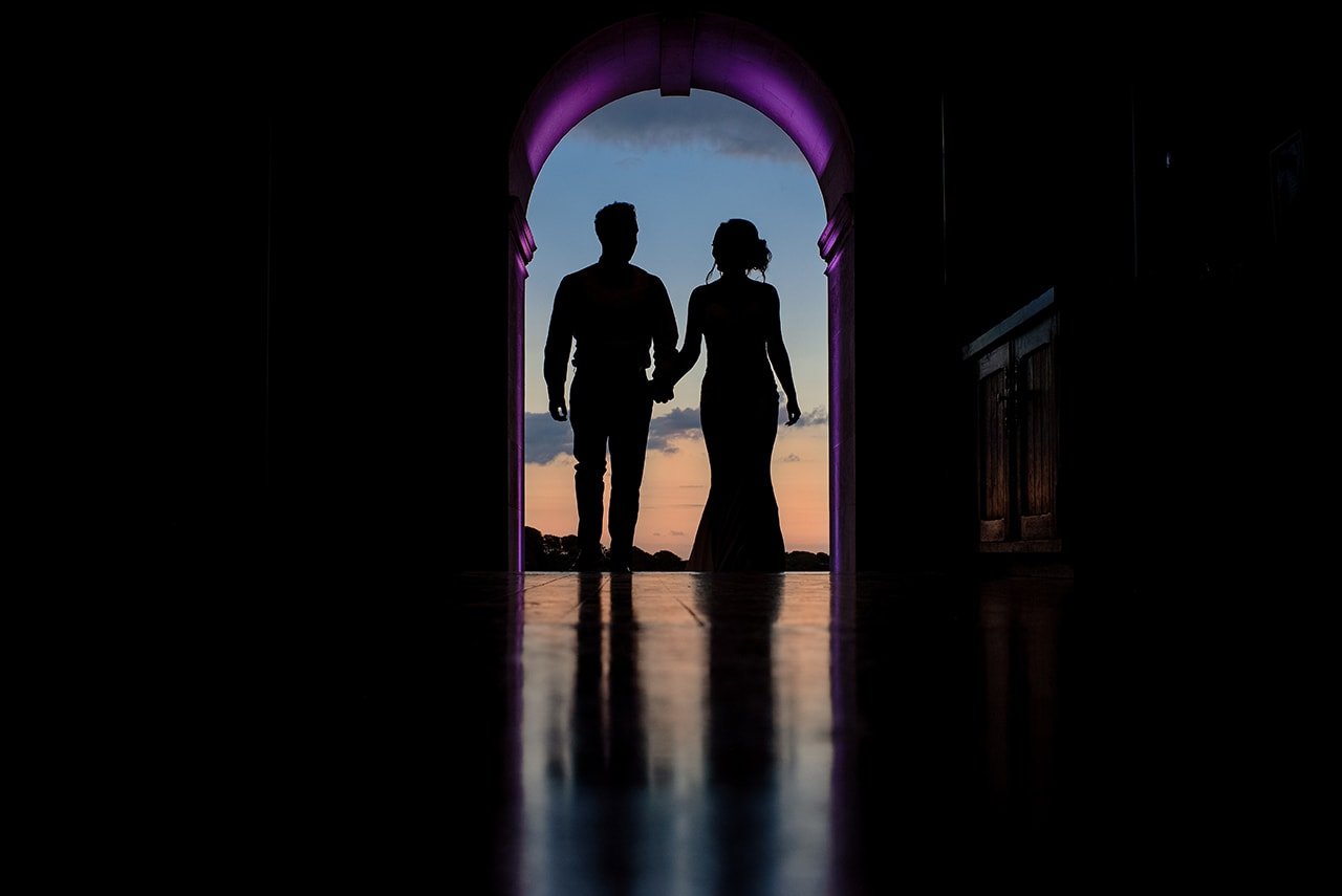 Lulworth Castle bride groom wedding couple photograph doorway
