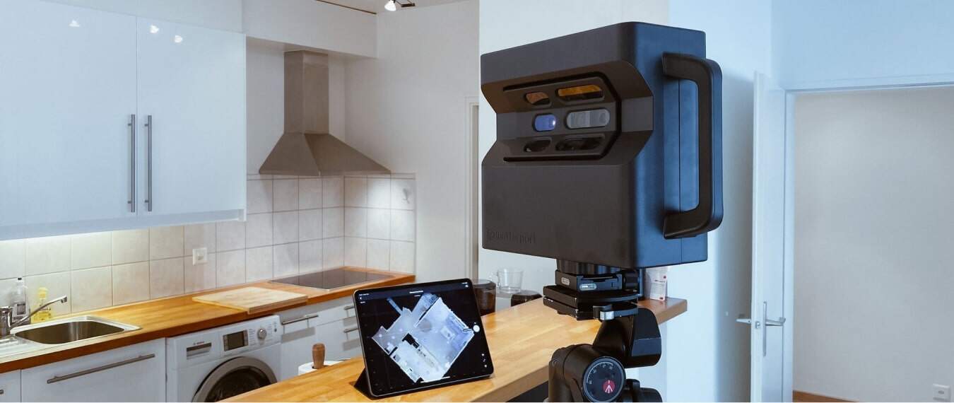 3d camera technology in kitchen of new home