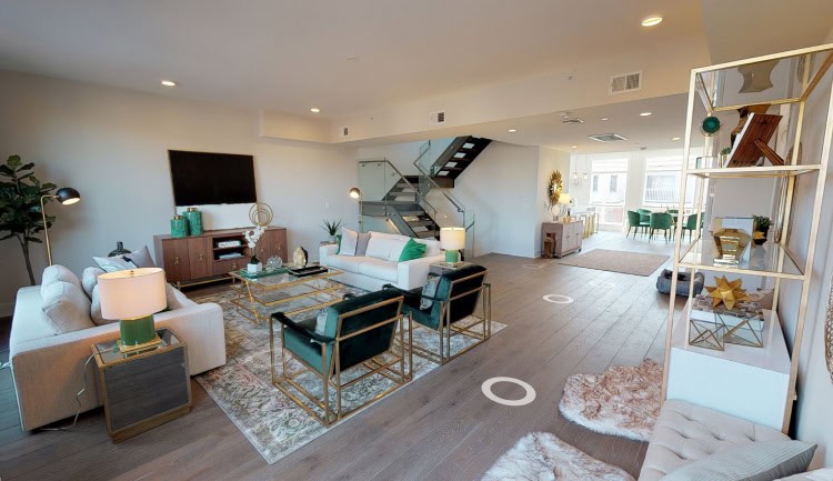 virtual tour of the inside of a house