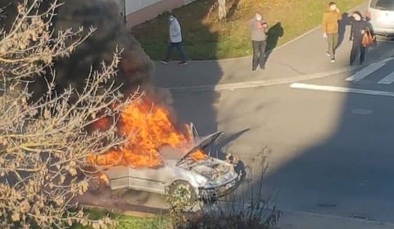 masina incendiu cedonia 1