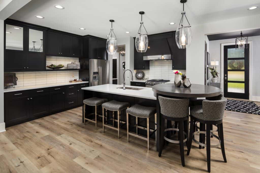 Modern Kitchen with Granite Countertops