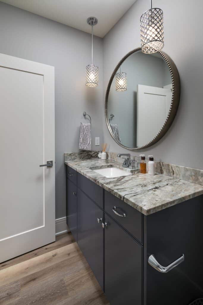 Modern Bathroom Vanity with Granite Countertop