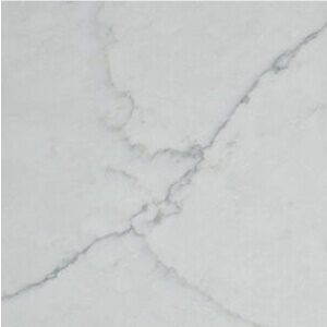 Close-up of white marble with gray veining for countertops.