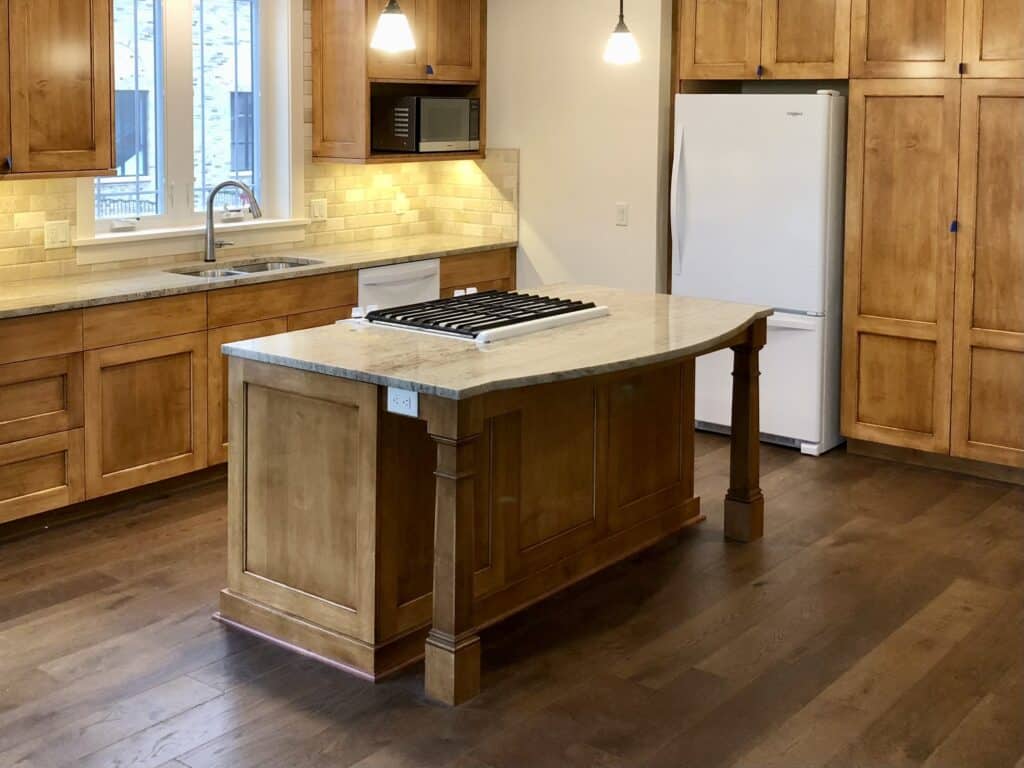 Modern Kitchen with Granite Countertops