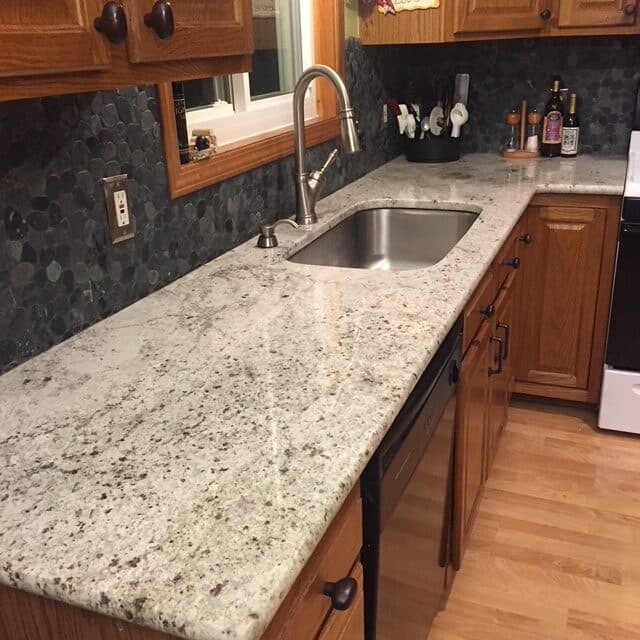 Granite Kitchen Countertop by Rock Solid Granite