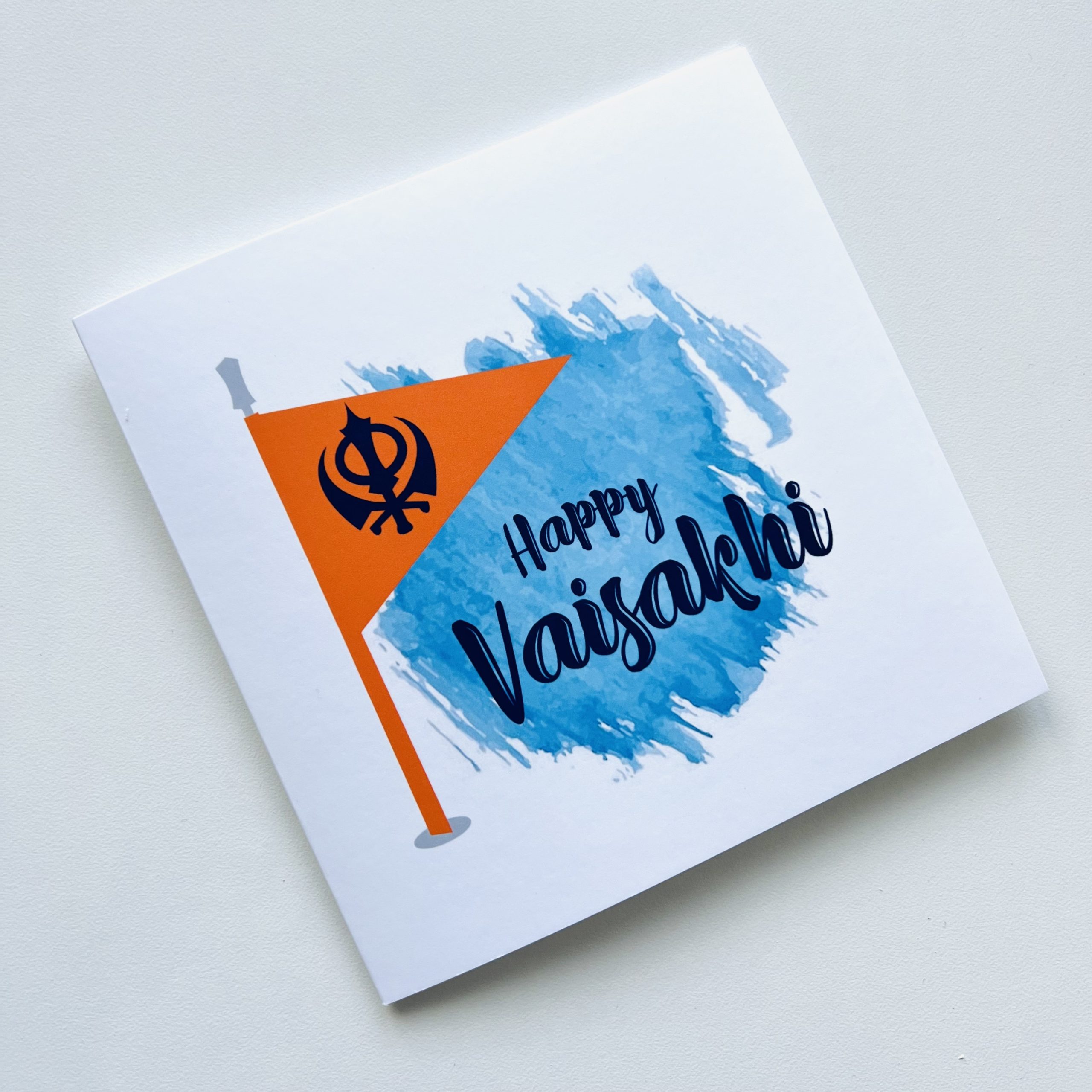 single Vaisakhi Greeting Card