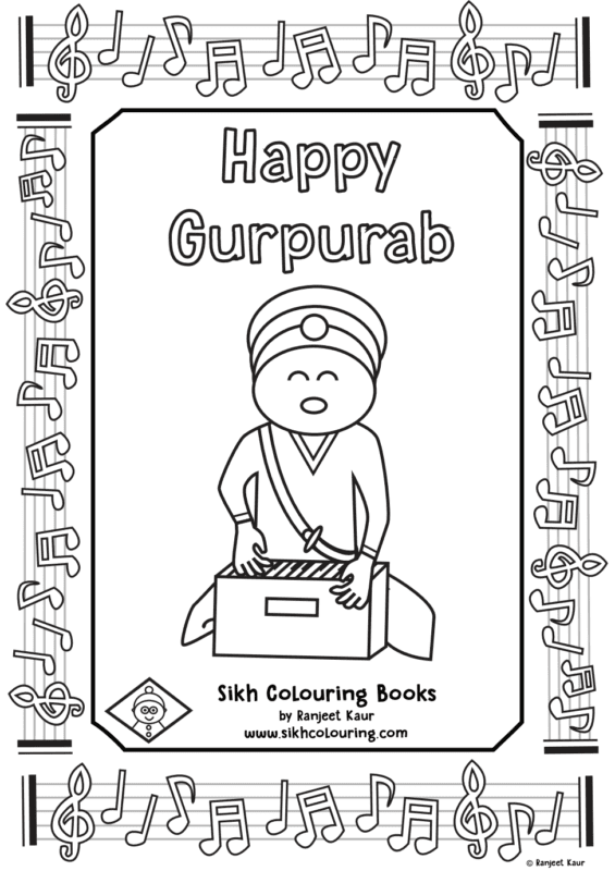 Vaisakhi free sikh colouring