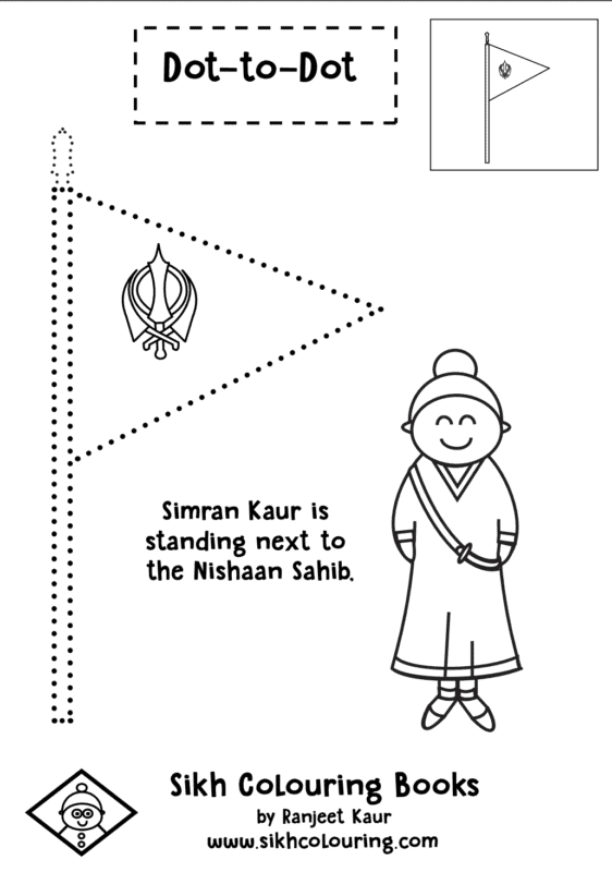 Vaisakhi free sikh colouring