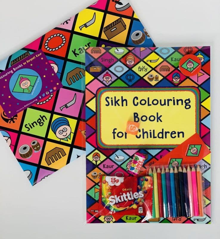 Sikh Colouring Gift Wrapping
