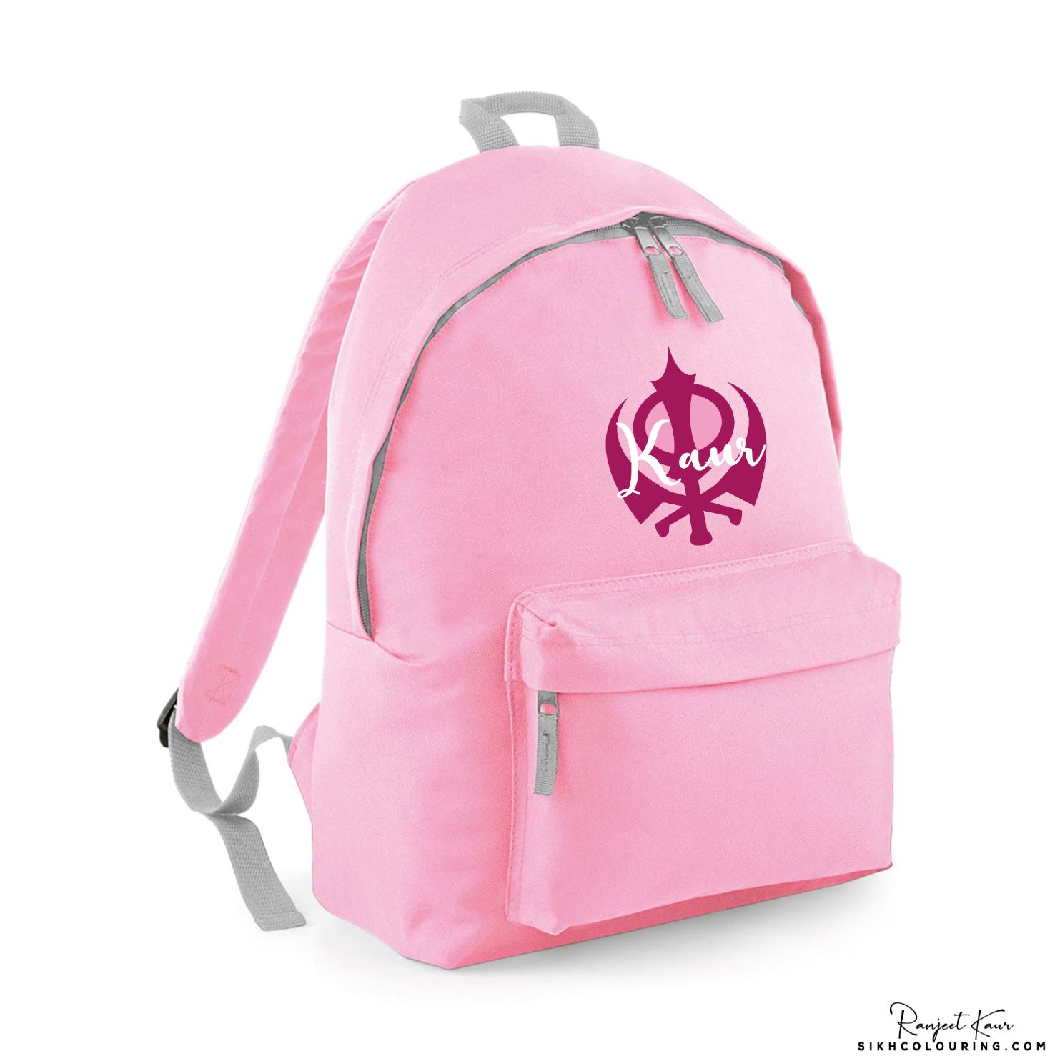 Personalised backpack pink