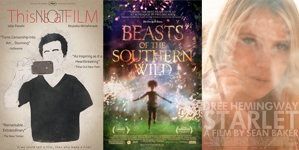 This Is Not a Film, Beasts of the Southern Wild, Starlet