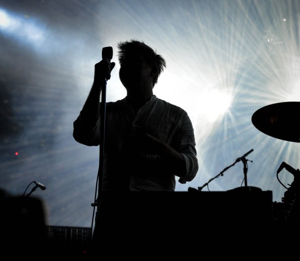 James Murphy of LCD Soundsystem at Bonnaroo | Photo by Chris Jorgensen