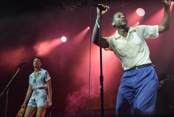 Leon Bridges at Bonnaroo | Photo by Chris Jorgensen