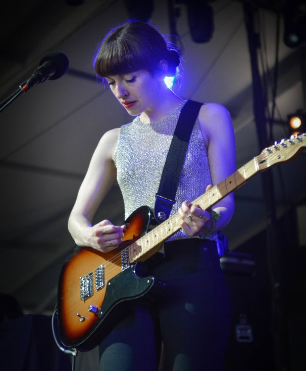 Elena Tonra of Daughter at Bonnaroo | Photo by Chris Jorgensen